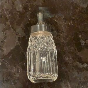 Vintage Waterford Crystal Sterling Silver bottle